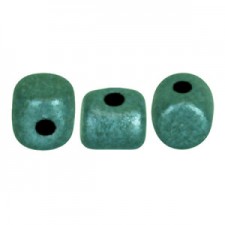 Minos par Puca® beads Metallic mat green turquoise 23980/94104